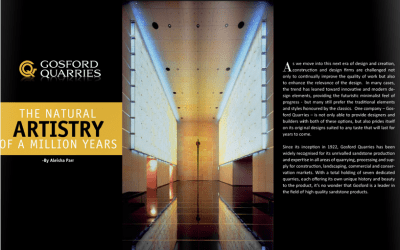 Gosford Quarries’ Sandstone … Seen As An Emblem Of Australia’s Natural Beauty And Strength