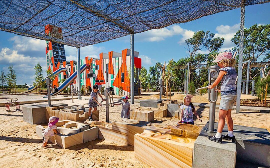 Landscaping with Gosford Quarries Sandstone in Parks, Recreation, Schools and Public Spaces